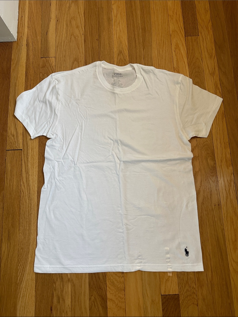 Polo by Ralph Lauren White Short Sleeve Crewneck Tee with Logo